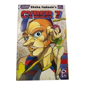Cyber 7 Shuho‎ Itahashi's Eclipse International Comic Book No 3 Sci-Fi